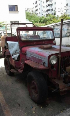 ขาย jeep CJ3B รถดับเพลิงแท้ หายากในไทยน่าสะสม เอกสารครบ 115,000-