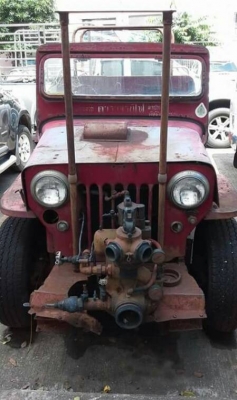 ขาย jeep CJ3B รถดับเพลิงแท้ หายากในไทยน่าสะสม เอกสารครบ 115,000-