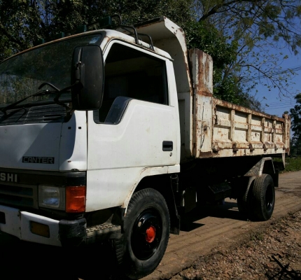 หกล้อ มิตซู แคนเตอร์ FE444E 4D31ดั้ม5คิว ช่วงล่าง F สภาพดีสวยๆพร้อมใช้  ทะเบียนพร้อมโอน