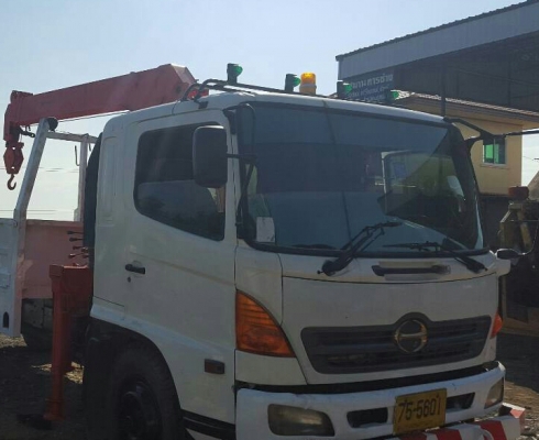 หกล้อ ฮีโน่ FG1JPPA 212ปี46 ติดเครน 4.8 ตัน ยาว 7.20ม สภาพดีสวยพร้อมใช้ ทะเบียนพร้อมโอน ราคา 1,150,000บ ต่อรองได้