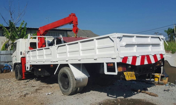 หกล้อ ฮีโน่ FG1JPPA 212ปี46 ติดเครน 4.8 ตัน ยาว 7.20ม สภาพดีสวยพร้อมใช้ ทะเบียนพร้อมโอน ราคา 1,150,000บ ต่อรองได้