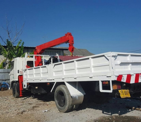 หกล้อ ฮีโน่ FG1JPPA 212ปี46 ติดเครน 4.8 ตัน ยาว 7.20ม สภาพดีสวยพร้อมใช้ ทะเบียนพร้อมโอน ราคา 1,150,000บ ต่อรองได้