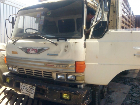 สิบล้อ ฮีโน่ FL187LA HO7C185 เพาเดียว ช่วงยาว 6.50ม สภาพดีเดิมๆพร้อมใช้ ทะเบียนพร้อมโอน