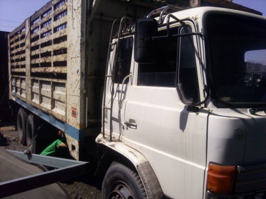 สิบล้อ ฮีโน่ FL187LA HO7C185 เพาเดียว ช่วงยาว 6.50ม สภาพดีเดิมๆพร้อมใช้ ทะเบียนพร้อมโอน