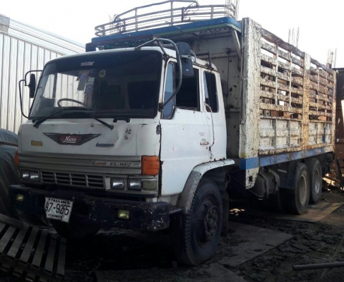 สิบล้อ ฮีโน่ FL187LA HO7C185 เพาเดียว ช่วงยาว 6.50ม สภาพดีเดิมๆพร้อมใช้ ทะเบียนพร้อมโอน