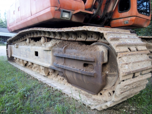 ขายรถแบคโฮ DAEWOO SL400LC-V เอกสารเล่มทะเบียน ราคา 1500000