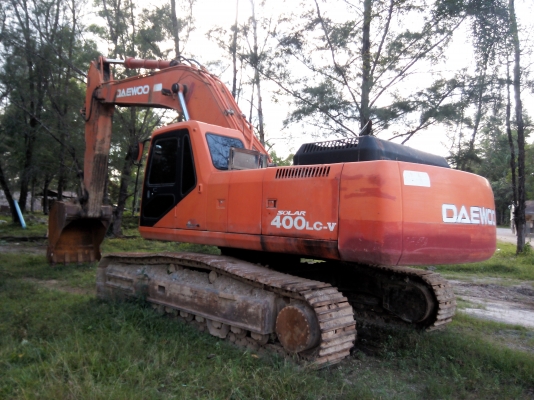 ขายรถแบคโฮ DAEWOO SL400LC-V เอกสารเล่มทะเบียน ราคา 1500000