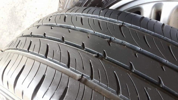 ล้อเดิม Honda ขอบ14 4รู100 ยางปี11/14 สวยๆ