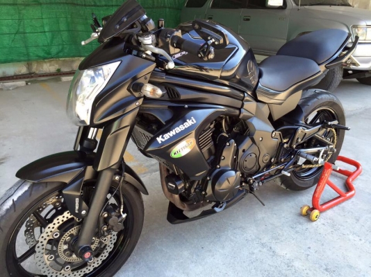 ER6Nปี13 abs รถมือเดียวเจ้าของออกป้ายแดงเงินสดมา ของแต่งเต็มคันตามรูป ป้ายทะเบียนประมูล