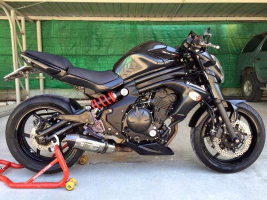 ER6Nปี13 abs รถมือเดียวเจ้าของออกป้ายแดงเงินสดมา ของแต่งเต็มคันตามรูป ป้ายทะเบียนประมูล