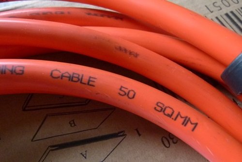 สายพ่วงแบตเตอรี่    ขนาด 50 sqmm ยาว 3 เมตร