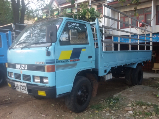 ขาย 6 ล้อ ISUZU NKR 110 แรงม้า รถห้างแท้ เกียร์สั้น (ดาวน์118,000บาท)เครื่องแน่นปึ๊กๆ แห้ง แรงดีสุดๆ แซสซีเยี่ยมๆ ไม่ผุไม่ดาม รถพร้อมใช้งานได้เลย พร้มโอน