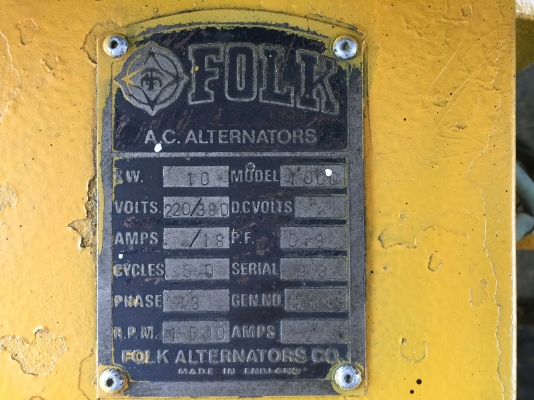 ขายเครื่องปั่นไฟขนาด10kw ไฟ220 และ380v ไดร์ อังกฤษ เครื่องนิสสัน พร้อมใช้งาน