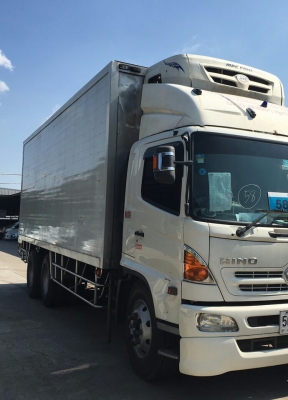 สิบล้ ขาย 1,750,000บ ฮีโน่ FG8JPPA 212 ปี56ซีรี500 บรรทุกตู้เย็น ยาว7.50ม สภาพดีสวยบางเดิมทั้งคัน ทะเบียนพร้อมโอน