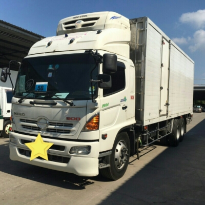 สิบล้ ขาย 1,750,000บ ฮีโน่ FG8JPPA 212 ปี56ซีรี500 บรรทุกตู้เย็น ยาว7.50ม สภาพดีสวยบางเดิมทั้งคัน ทะเบียนพร้อมโอน