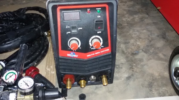 ขายเครื่องเชื่อมเวลโปร 3 ระบบ WELTIG-MMA-CUT140 พร้อมถังอาร์กอน