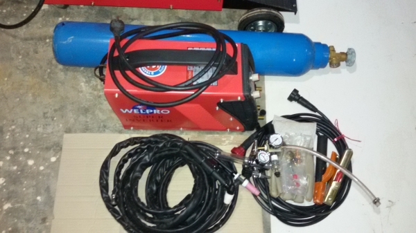 ขายเครื่องเชื่อมเวลโปร 3 ระบบ WELTIG-MMA-CUT140 พร้อมถังอาร์กอน