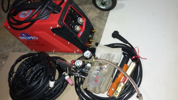 ขายเครื่องเชื่อมเวลโปร 3 ระบบ WELTIG-MMA-CUT140 พร้อมถังอาร์กอน