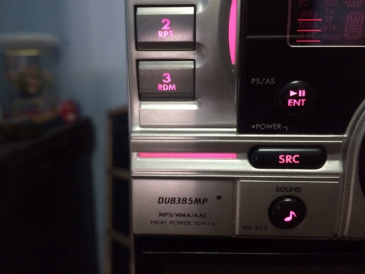 Clarion DUB385MP USB IPOD MP3 CD AUX ปรีเอ้า2ชุด 728ตัวแปรสีไฟเครื่องเล่น สภาพสวย มือ2 ญี่ปุ่น