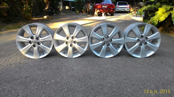 ขายล้อแม็กขอบ15 ยกชุด (ขายแล้ว 13 ธค.58)ลูกค้ารามอิทราโอนมาให้แล้ว พรุ่งนี้ส่งของให้