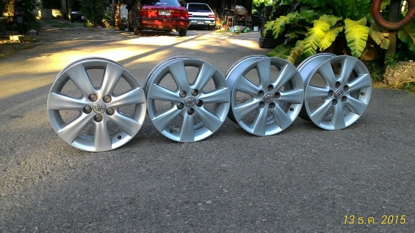 ขายล้อแม็กขอบ15 ยกชุด (ขายแล้ว 13 ธค.58)ลูกค้ารามอิทราโอนมาให้แล้ว พรุ่งนี้ส่งของให้