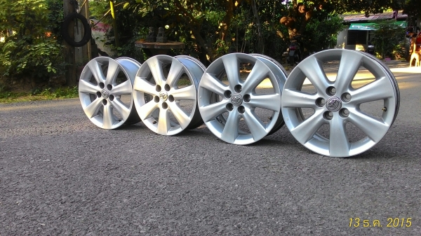 ขายล้อแม็กขอบ15 ยกชุด (ขายแล้ว 13 ธค.58)ลูกค้ารามอิทราโอนมาให้แล้ว พรุ่งนี้ส่งของให้