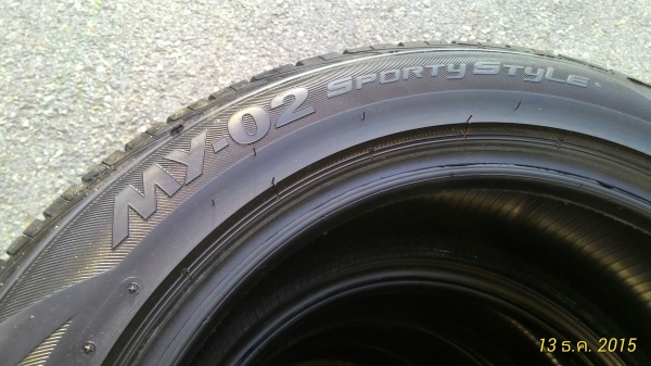 ขายยางขอบ16 ยกชุด 3,400 บ. ยาง 195/55/16 bridgestore. My-02 SPORT style ปี13 ดอกยางสวยๆๆ ราคาสุดคุ้ม ขายยางขอบ16 ยกชุด 3,400 บ. ยาง 195/55/16 bridgestore. My-02 SPORT style ปี13 ดอกยางสวยๆๆ ราคาสุดคุ้ม