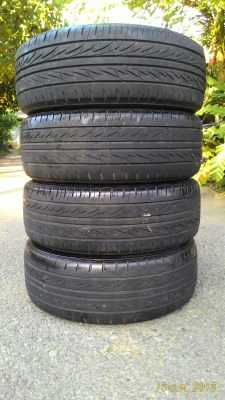 ขายยางขอบ16 ยกชุด 3,400 บ. ยาง 195/55/16 bridgestore. My-02 SPORT style ปี13 ดอกยางสวยๆๆ ราคาสุดคุ้ม