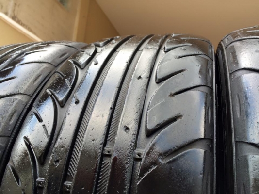 #ยางซิ่ง_กึงซอฟหนึบๆ195/50/15 ปี12 hankook R-s2 (ชุด4เส้น) ขาย 5,700.฿*ดอกเยอะ เต็มสวย ไม่มีกินข้าง