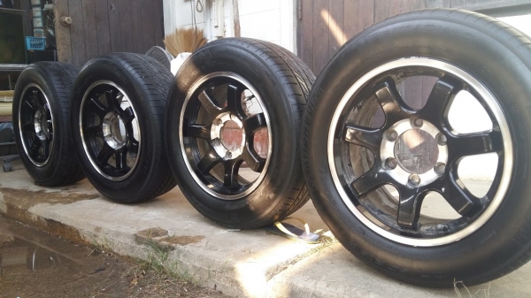 ขายแม๊กพร้อมยาง lenso rt7 ขอบ16 พร้อมยาง michelin primacylcปี13