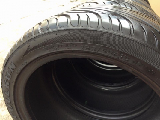 ยาง\% 195/45/15(ไซส์หายาก)FULLRUN ปี13  ชุด4เส้น3,500.฿ *‪#&lrm;ดอกเต็มสวย‬ ‪#&lrm;ไม่มีป่ะ‬