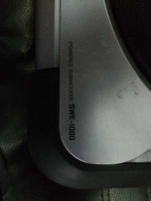 SUB BOX Alpine SWE-1000 ดอก8นิ้ว ว่อยคู่ คราสดี เพาเวอร์ในตัว150W เบสแน่น ลอยๆ มือ2 ญี่ปุ่น