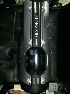 SUB บาซูก้า KENWOOD KSC-SW1300 ดอก5.5นิ้ว ว้อยคู่ 2ดอก เพาเวอร์ในตัว160W เบสแน่น ลอยๆ มือ2