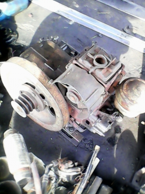 ขายจ้าวพลัง8.5แรงเครื่องยนต์ ติดง่าย แต่หม้อน้ำรังผึ้งรั่ว