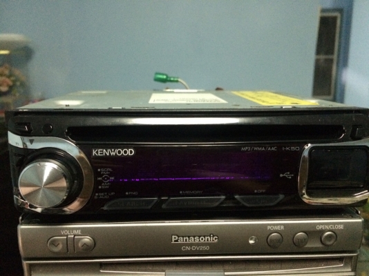 KENWOOD I-K50 24BIT USB IPOD MP3 CD AUX ปรีเอ้า1ชุด คุมกล่องCD มือ2 ญี่ปุ่น