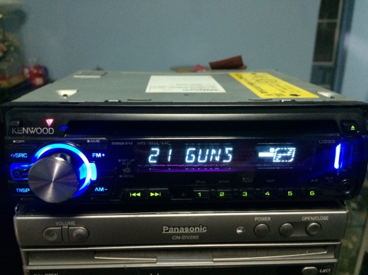 KENWOOD U333 USB IPOD MP3 CD AUX ปรีเอ้า1ชุด มือ2 ญี่ปุ่น