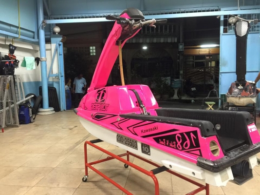 เจ็ทยืน ชมพู kawasaki 550 เครื่องหลีด สภาพพร้อมเล่น จบๆเพียง 29,000 บ.