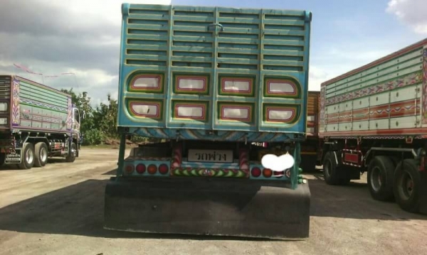 ขาย ISUZU 360 พ่วงแม่ลูก กระบะเหล็กดั๊มดิน รถปี 53 ปลายปี