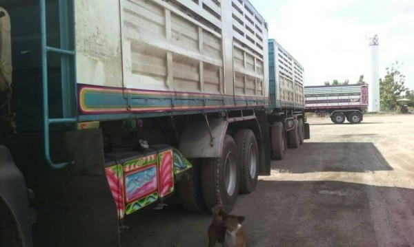 ขาย ISUZU 360 พ่วงแม่ลูก กระบะเหล็กดั๊มดิน รถปี 53 ปลายปี