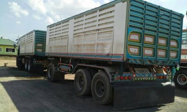 ขาย ISUZU 360 พ่วงแม่ลูก กระบะเหล็กดั๊มดิน รถปี 53 ปลายปี