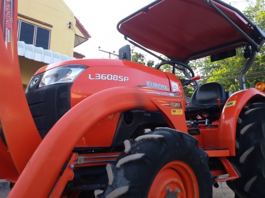 ปัญญาแทรคเตอร์..จัดมาให้ครับ ด่วน!!!คูโบต้า L3608SP พร้อมใบมีดคานบน พร้อมผาน6 ตราช้าง22&times;6รถไร่สีเดิมๆ ทำงาน413ชม จัดส่ง อ.เมือง จ.กำแพงเพชร