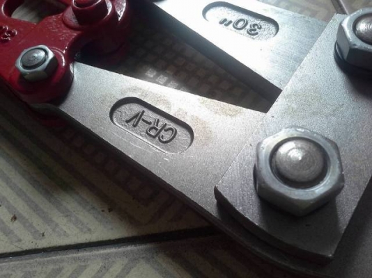 ขายกรรไกรตัดเหล็กขนาดใหญ่30นิ้วงานเก่าเก็บTAPARIA Made in India.