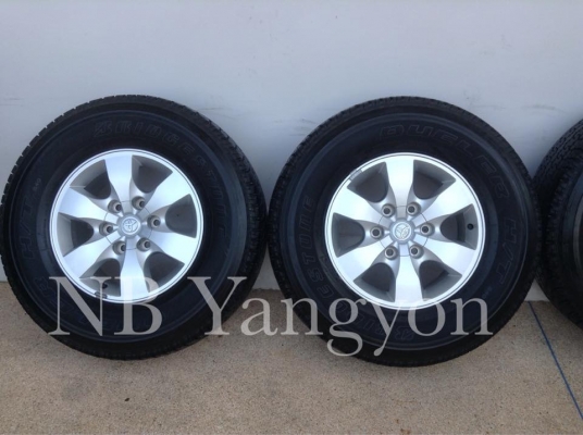 ล้อแม้ก Vigo Champ ขอบ 16 พร้อมยาง บริสโตน 265-70-16 ปี15