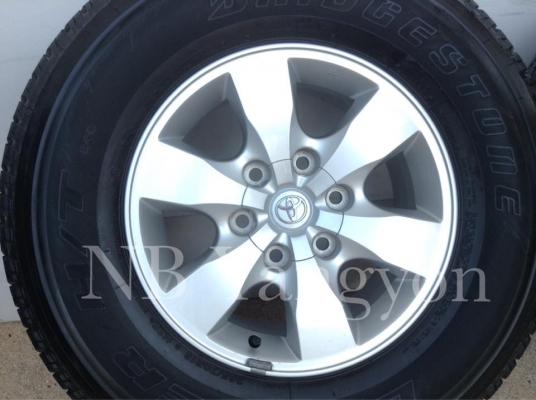 ล้อแม้ก Vigo Champ ขอบ 16 พร้อมยาง บริสโตน 265-70-16 ปี15