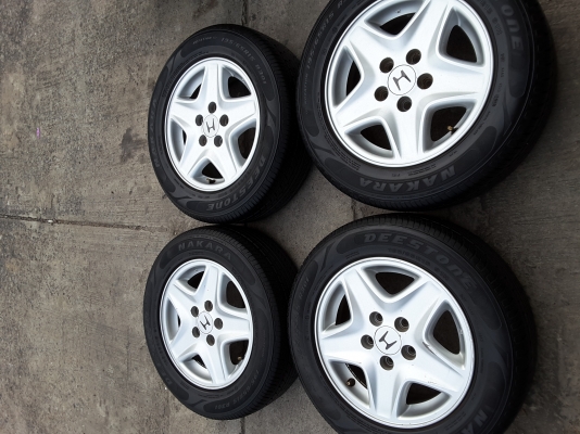 ล้อ honda swing ขอบ 15 พร้อมยาง 195 65 15 ชุดล่ะ 4500