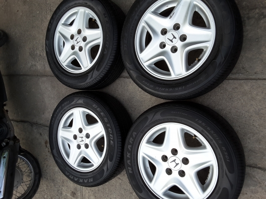 ล้อ honda swing ขอบ 15 พร้อมยาง 195 65 15 ชุดล่ะ 4500