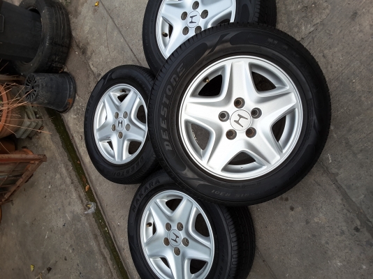 ล้อ honda swing ขอบ 15 พร้อมยาง 195 65 15 ชุดล่ะ 4500