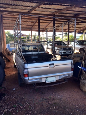 **78,000 บ.ต่อรอง/// กระบะตอนเดียว MITSU. L200 STRADA 2.5 ปี47/04 LPG+เบนซิน **ขาย L200 STRADA 2.5 ปี04 กระบะตอนเดียว ติดLPG สุดประหยัด คอกเหล็กเสริม พร้อมใช้งาน ราคาเบา MITSUBISHI L200 STRADA 2.5 SINGLECAB MT ปี47/04 เกียร์ธรรมดา วางเครื่องNISSAN SR20-LP