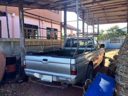 **78,000 บ.ต่อรอง/// กระบะตอนเดียว MITSU. L200 STRADA 2.5 ปี47/04 LPG+เบนซิน **ขาย L200 STRADA 2.5 ปี04 กระบะตอนเดียว ติดLPG สุดประหยัด คอกเหล็กเสริม พร้อมใช้งาน ราคาเบา MITSUBISHI L200 STRADA 2.5 SINGLECAB MT ปี47/04 เกียร์ธรรมดา วางเครื่องNISSAN SR20-LP