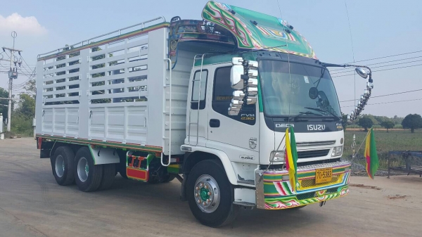 ขายรถบรรทุก 10 ล้อล่องรั้ว ISUZU FVM 230 แรงม้าปี 2550 ราคา 1350000